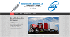 Desktop Screenshot of dieselexhaust.com